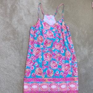 Lilly Pulitzer dusk dress sea blue coral cove